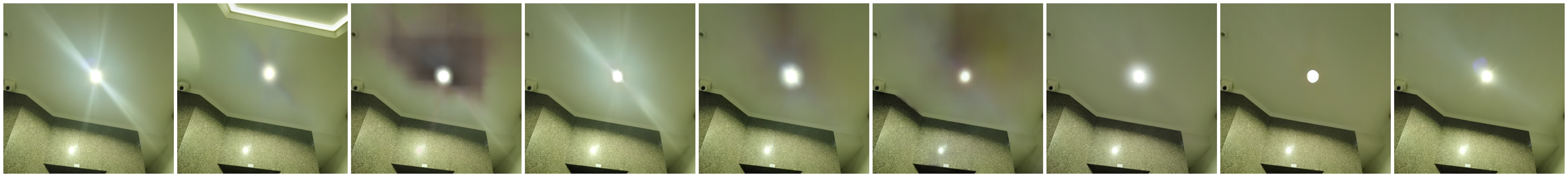 Qualitative flare removal comparison, Flare7K++ benchmark, example 1
